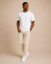 Camiseta Casual 26.1 Penteado em Off White