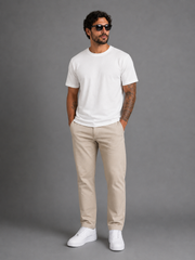 Camiseta Casual Shift em Off White
