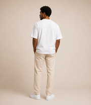 Camiseta Oversized Soft Double em Off White