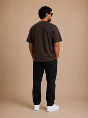 Camiseta Cottonflex Streetwear em Marrom Monte Carlo