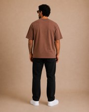 Camiseta Cottonflex Streetwear em Marrom