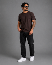 Camiseta Essentials Natural Flow em Marrom Monte Carlo