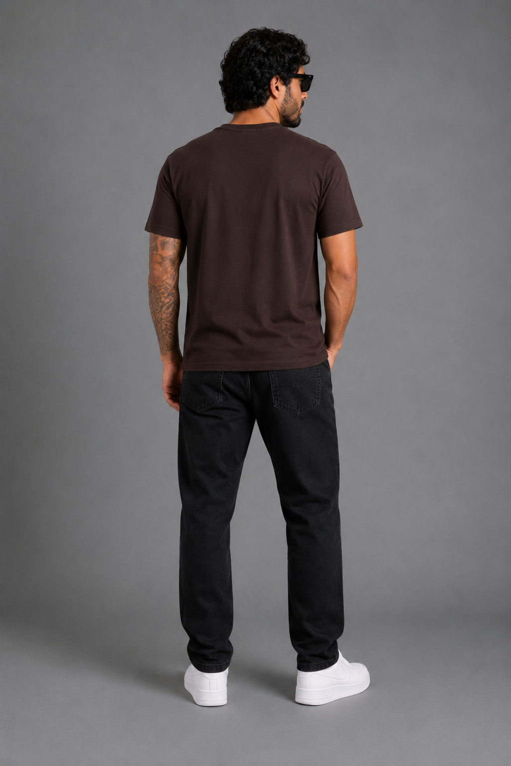 Camiseta Essentials Natural Flow em Marrom Monte Carlo