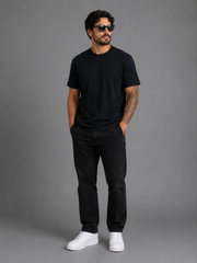 Camiseta Essentials Natural Flow em Preto