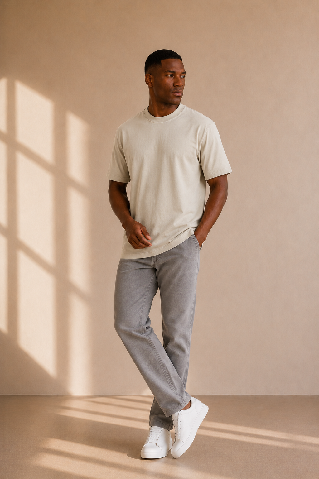 Camiseta Street Essential em Areia Saint Tropez