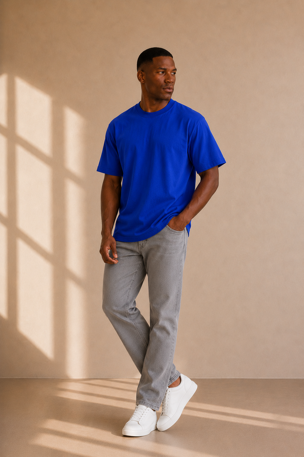 Camiseta Street Essential em Azul Royal