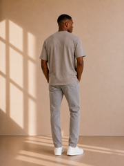 Camiseta Street Essential em Bege Costeiro