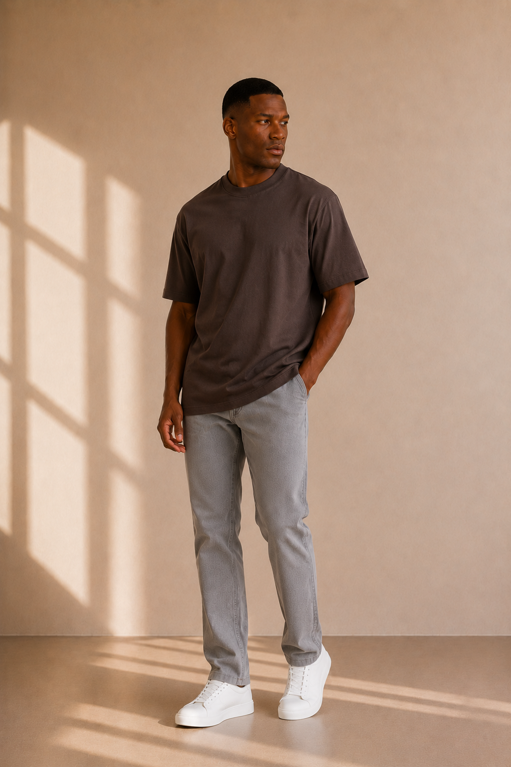 Camiseta Street Essential em Marrom Monte Carlo