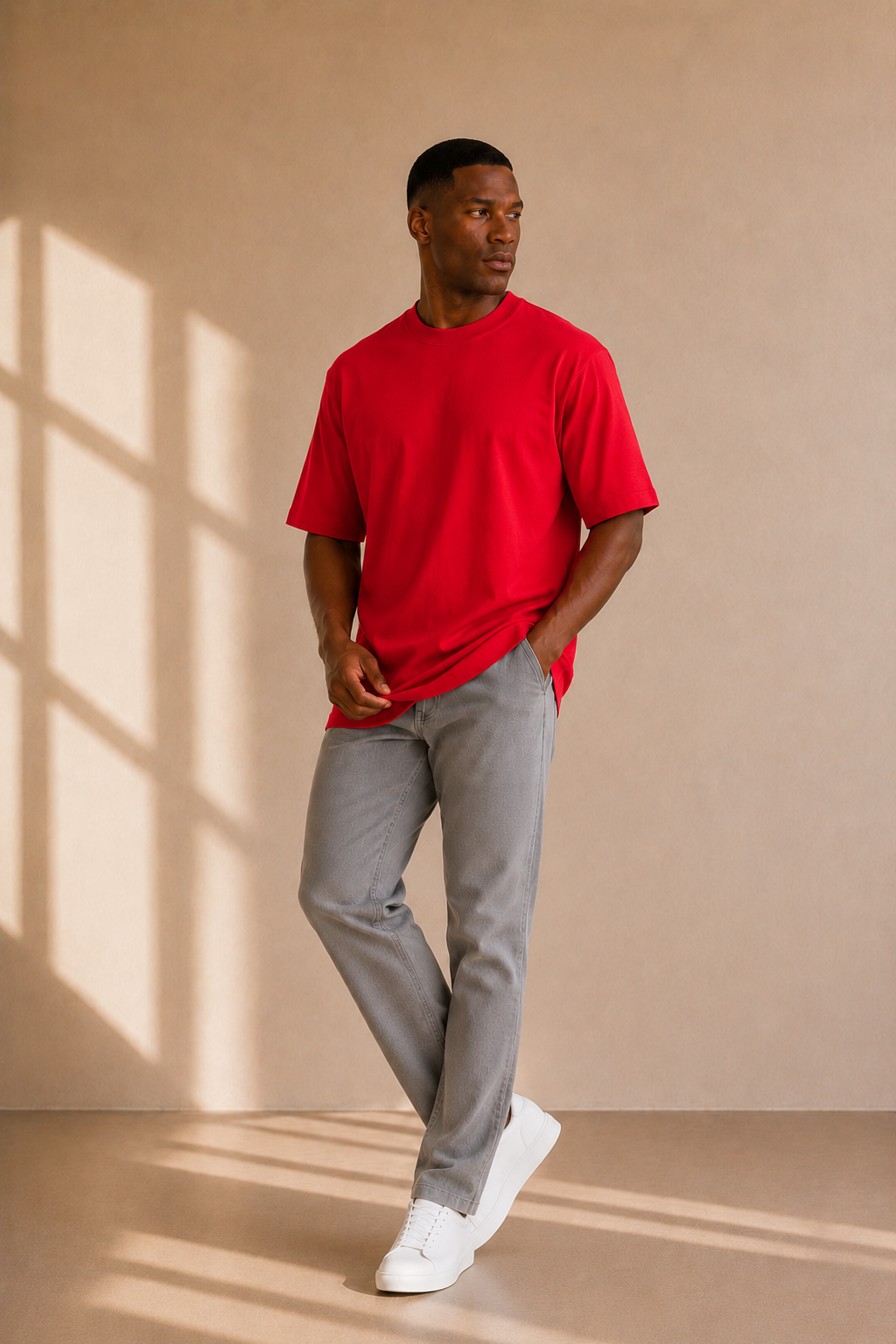 Camiseta Street Essential em Vermelho