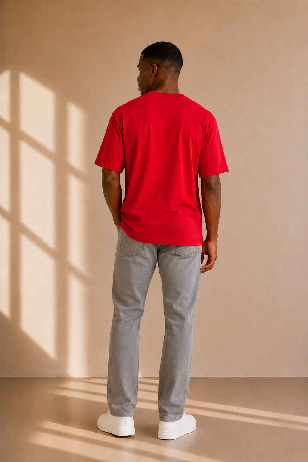 Camiseta Street Essential em Vermelho